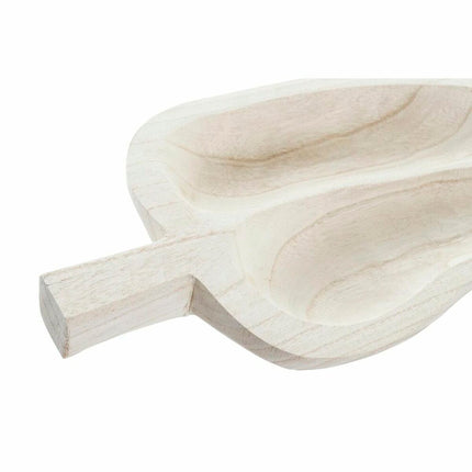 Tischdekoration DKD Home Decor 48,5 x 21 x 5 cm natürlich Braun Boho Pflanzenblatt