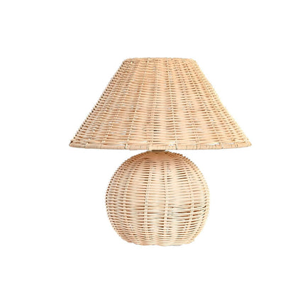 Tischlampe DKD Home Decor natürlich Rattan 220 V 50 W Alpino (30 x 30 x 31 cm)