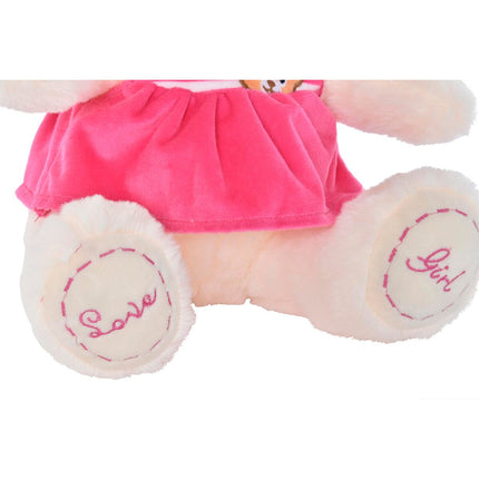 Plüschbär DKD Home Decor 27 x 20 x 30 cm Beige Blau Rosa Für Kinder Bär (2 Stück)