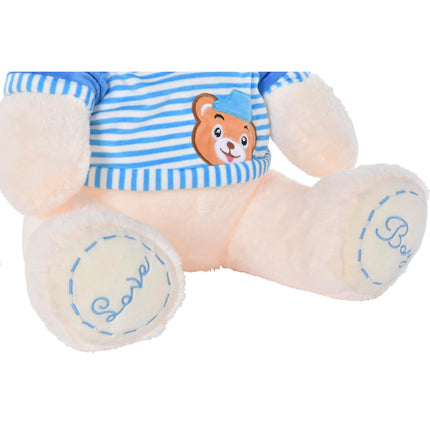 Plüschbär DKD Home Decor Beige Blau Rosa Für Kinder Bär 25 x 25 x 50 cm (2 Stück)