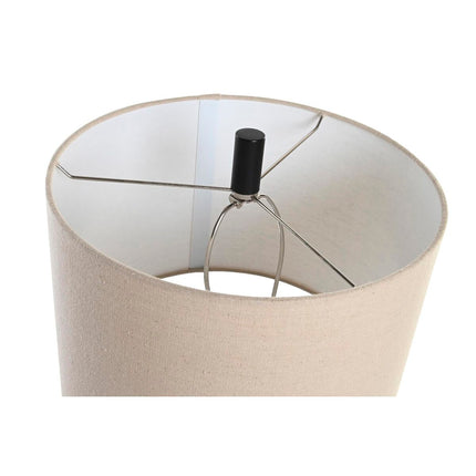 Tischlampe DKD Home Decor 33 x 33 x 67 cm Schwarz Beige Metall 220 V 50 W