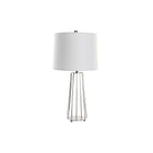 Tischlampe DKD Home Decor Metall Polyester Weiß 220 V 50 W (33 x 33 x 66 cm)