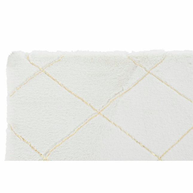 Teppich DKD Home Decor Weiß Moderne (120 x 180 x 2,2 cm)