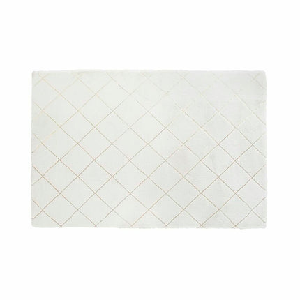 Teppich DKD Home Decor Weiß Moderne (120 x 180 x 2,2 cm)