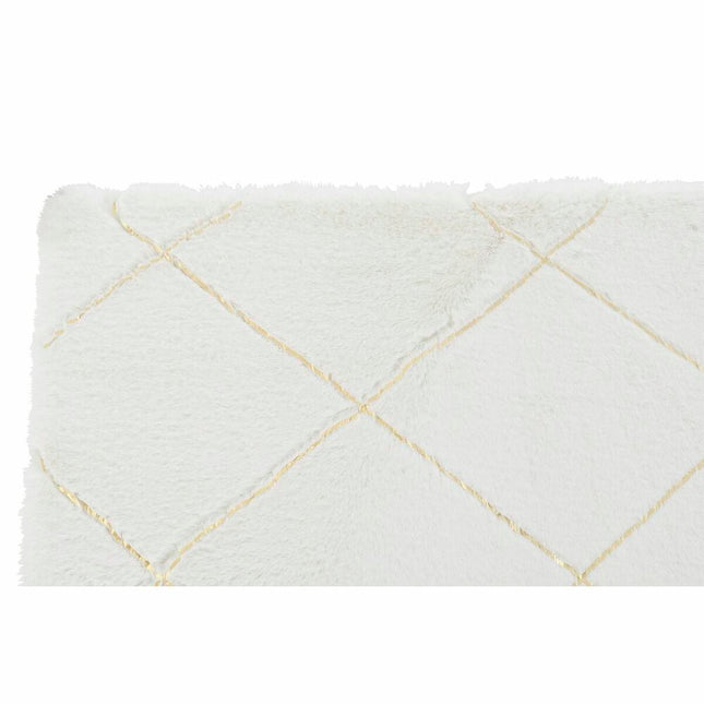 Teppich DKD Home Decor Weiß Moderne (180 x 230 x 2,2 cm)