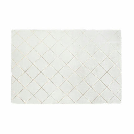 Teppich DKD Home Decor Weiß Moderne (180 x 230 x 2,2 cm)