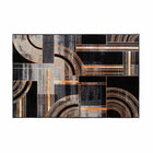 Teppich DKD Home Decor Schwarz Gold Moderne (160 x 230 x 0,4 cm)