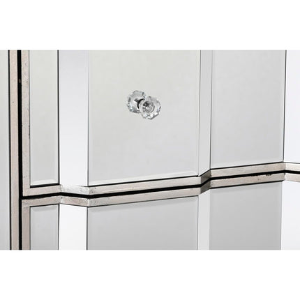 Schubladenschrank DKD Home Decor Spiegel Silberfarben MDF (103 x 40 x 92 cm)