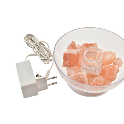 Diffusor für ätherische Öle DKD Home Decor LED Leicht Mit Salz (13,5 x 13,5 x 19 cm) (300 ml)