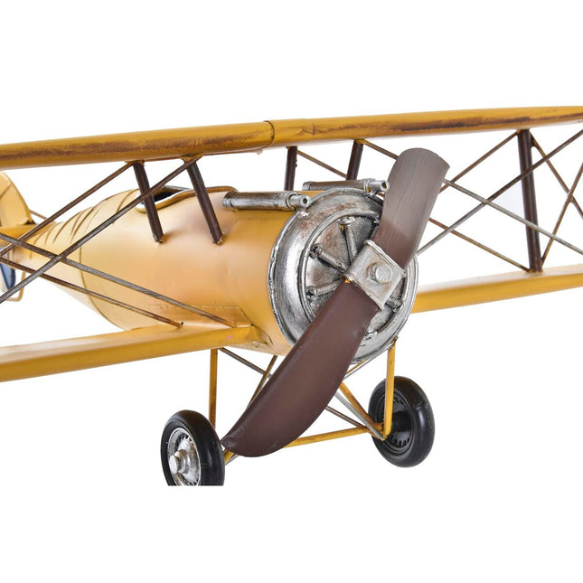 Deko-Figur DKD Home Decor 50 x 42 x 16 cm Flugzeug Vintage (2 Stück)