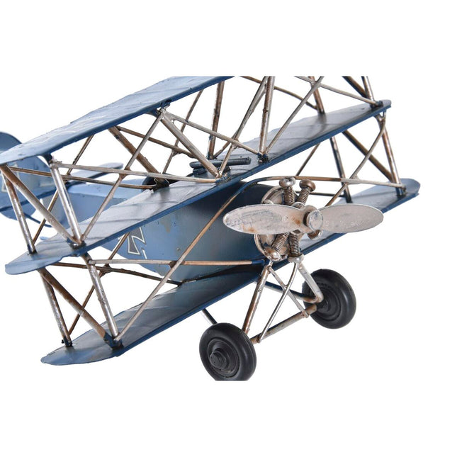 Deko-Figur DKD Home Decor 16 x 15 x 9 cm Vintage Flugzeug (3 Stücke)