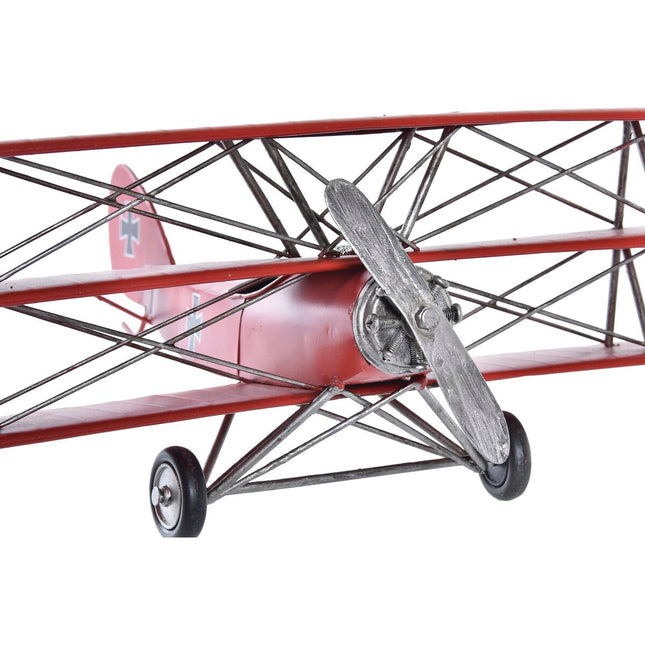 Deko-Figur DKD Home Decor 32,5 x 32 x 15,5 cm Vintage Flugzeug (2 Stück)