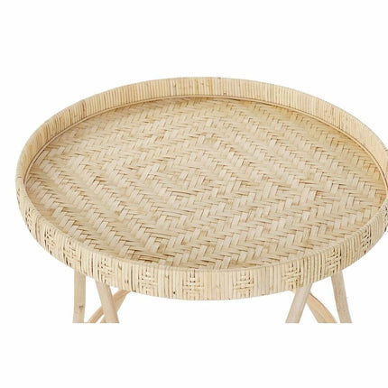 Beistelltisch DKD Home Decor Braun Bambus 60 x 60 x 52 cm