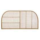 Kopfende des Betts DKD Home Decor natürlich Braun Rattan (160 x 4 x 80 cm)