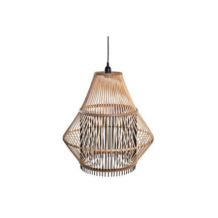 Deckenlampe DKD Home Decor Braun Schwarz Bambus 50 W 50 x 50 x 52 cm