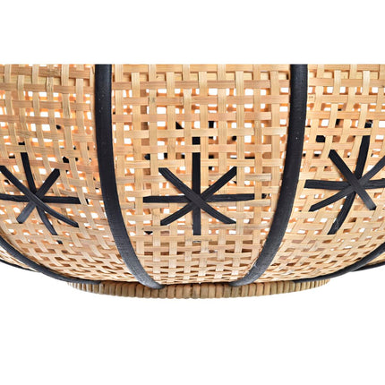 Deckenlampe DKD Home Decor natürlich Schwarz 50 W (50 x 50 x 31 cm)