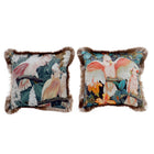 Kissen DKD Home Decor 45 x 10 x 45 cm Orientalisch Randbereich (2 Stück)