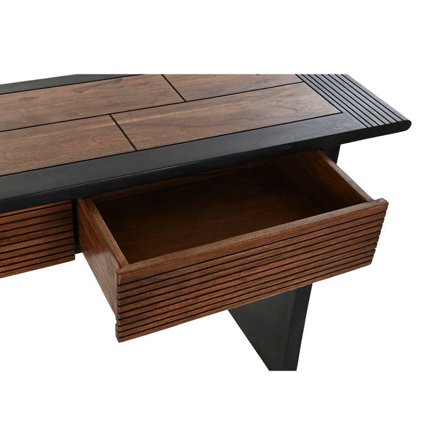 Konsole DKD Home Decor Dunkelbraun Akazienholz (140 x 40 x 76 cm)