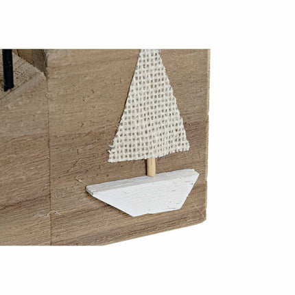 Deko-Figur DKD Home Decor 24 x 8 x 30 cm natürlich Blau Leuchtturm Mediterraner