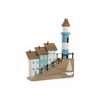 Deko-Figur DKD Home Decor 24 x 8 x 30 cm natürlich Blau Leuchtturm Mediterraner