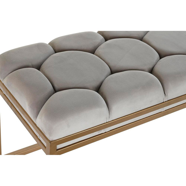 Barhocker DKD Home Decor   Beige Metall Polyester (100 x 40 x 50 cm)