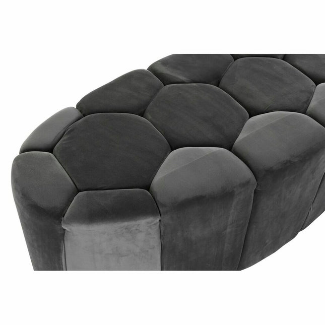 Barhocker DKD Home Decor Grau Polyester (125 x 53 x 46,5 cm)