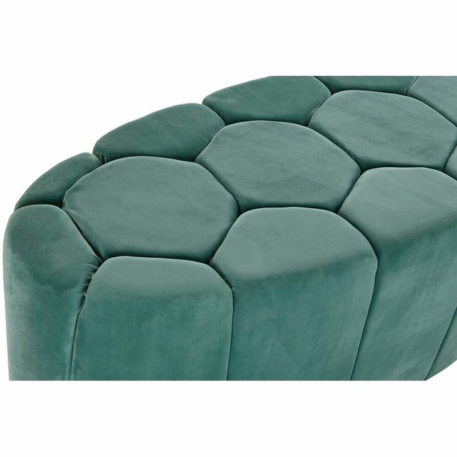Barhocker DKD Home Decor   Polyester grün Holz MDF (122 x 51 x 46,5 cm)