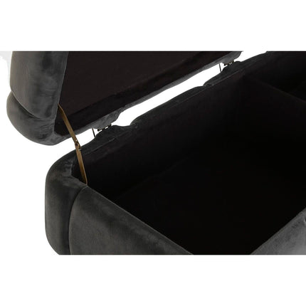 Hocker DKD Home Decor   125 x 46 x 50 cm Grau Metall