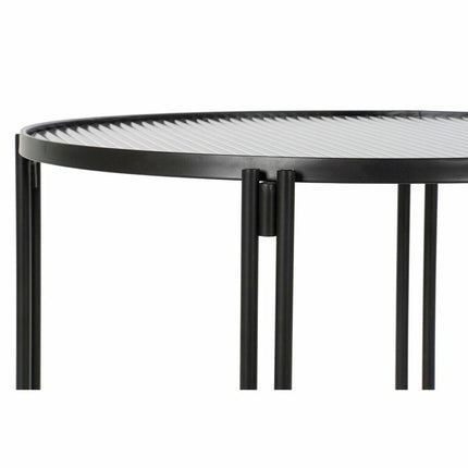 Beistelltisch DKD Home Decor Kristall Metall (63 x 63 x 46 cm)