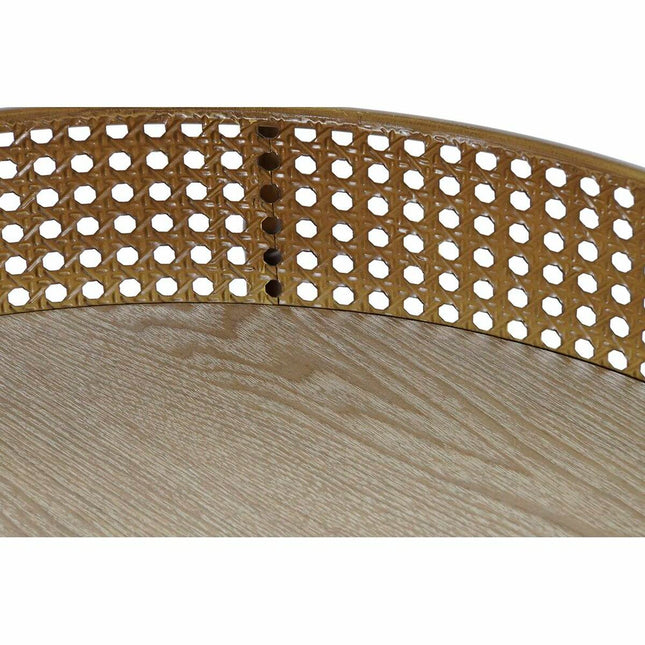 Beistelltisch DKD Home Decor natürlich Metall (59 x 59 x 50 cm)