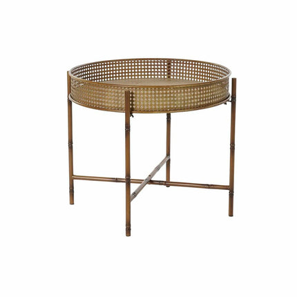 Beistelltisch DKD Home Decor natürlich Metall (59 x 59 x 50 cm)