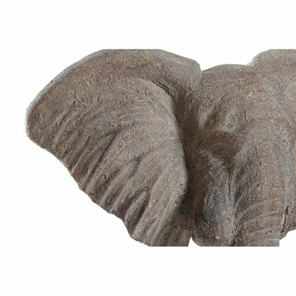Wanddekoration DKD Home Decor Grau Elefant Kolonial 60 x 14 x 60 cm