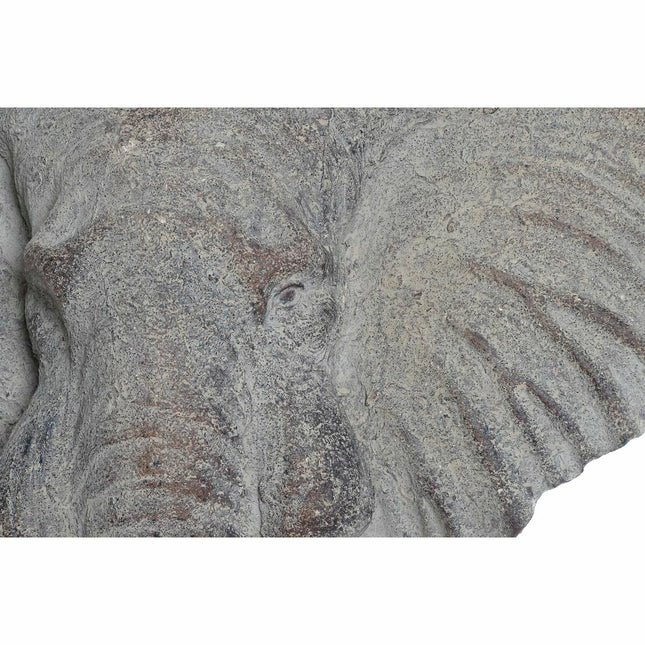 Wanddekoration DKD Home Decor Grau Elefant Kolonial 60 x 14 x 60 cm
