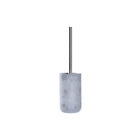 Toilettenbürste DKD Home Decor Scandi Silberfarben Grau Zement Edelstahl Aluminium (10 x 10 x 40 cm)