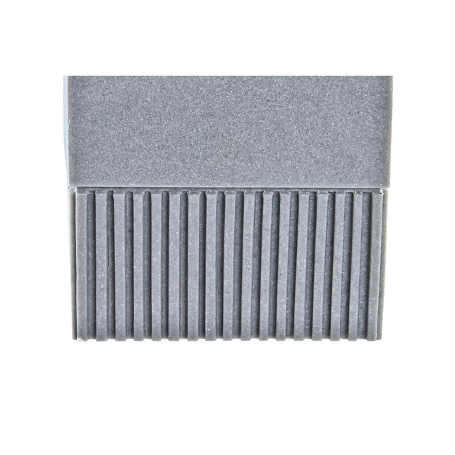 Seifenspender DKD Home Decor Silberfarben Grau Harz PP (8,5 x 8,5 x 17,3 cm)