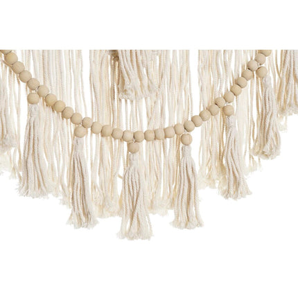Dekoration zum Aufhängen DKD Home Decor 70 x 3 x 97 cm natürlich Creme