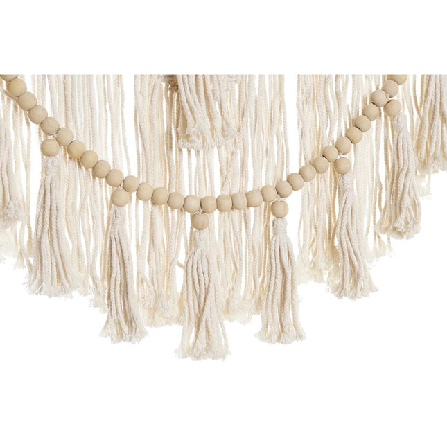 Dekoration zum Aufhängen DKD Home Decor 70 x 3 x 97 cm natürlich Creme
