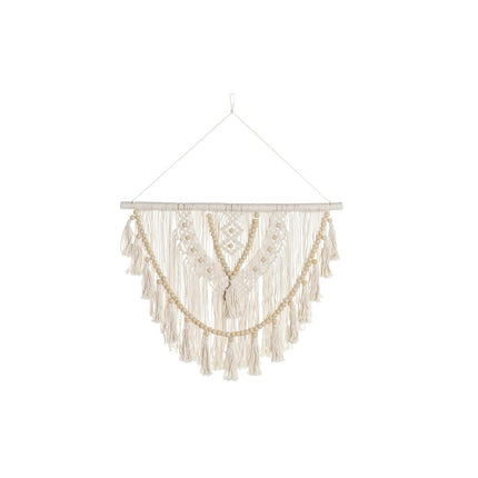 Dekoration zum Aufhängen DKD Home Decor 70 x 3 x 97 cm natürlich Creme