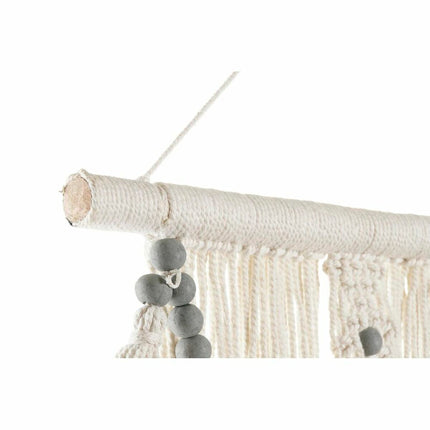 Wanddekoration DKD Home Decor 70 x 3 x 98 cm Schwarz Grau Creme (2 Stück)