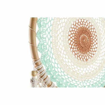 Traumfänger DKD Home Decor Federn Lila grün Bunt 40 x 2 x 120 cm Boho (2 Stück)