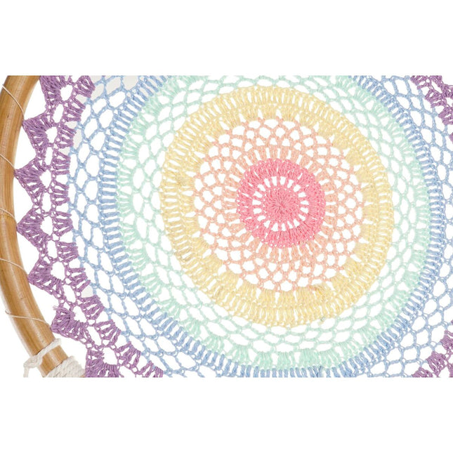 Traumfänger DKD Home Decor Federn Lila grün Bunt 40 x 2 x 120 cm Boho (2 Stück)