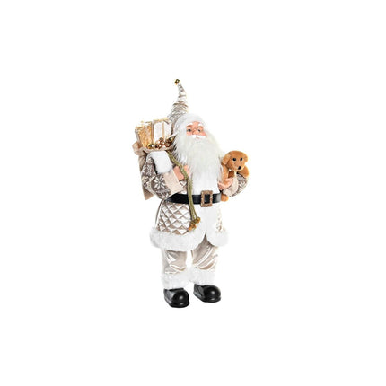 Dekoration DKD Home Decor Weihnachtsmann Grau Polyester PVC (37 x 20 x 60 cm)