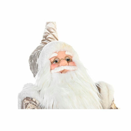 Deko-Figur DKD Home Decor Weihnachten Weihnachtsmann Holz Polyester (42 x 22 x 48 cm)