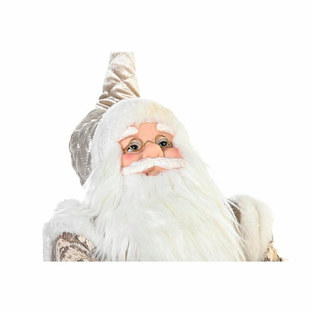 Deko-Figur DKD Home Decor Weihnachten Weihnachtsmann Holz Polyester (42 x 22 x 48 cm)