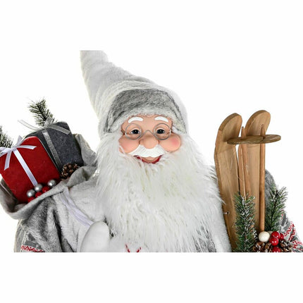 Weihnachtsschmuck DKD Home Decor Weihnachtsmann Holz Polyester PVC (60 x 50 x 124 cm)