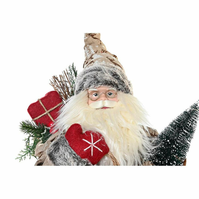 Deko-Figur DKD Home Decor Weihnachtsmann Rot Grau Polyester PVC (32 x 20 x 63 cm)