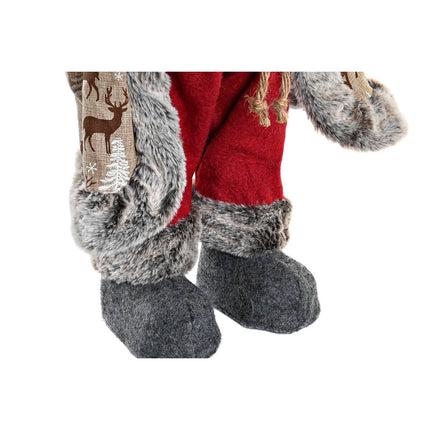Deko-Figur DKD Home Decor Weihnachtsmann Rot Grau Polyester PVC (32 x 20 x 63 cm)