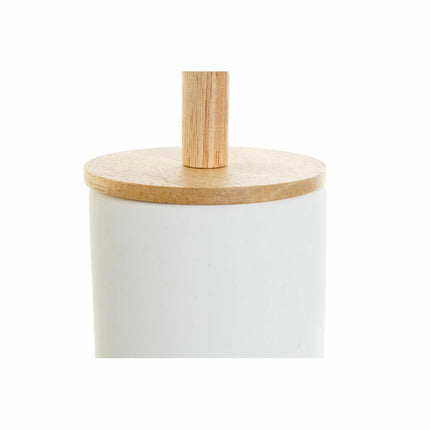 Toilettenbürste DKD Home Decor natürlich Weiß Steingut (10 x 10 x 38 cm)