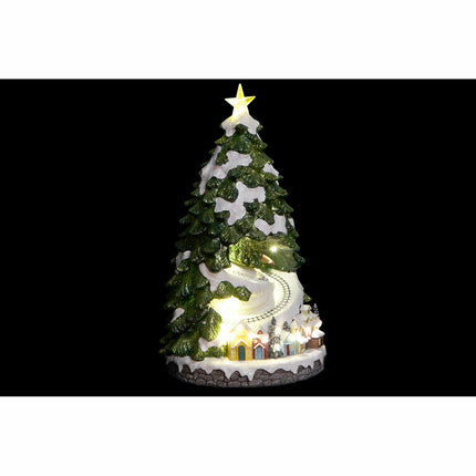 Weihnachtsbaum DKD Home Decor Bewegungsmelder LED Leicht Musikalisch Harz Bunt (23 x 23 x 42 cm)