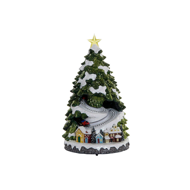 Weihnachtsbaum DKD Home Decor Bewegungsmelder LED Leicht Musikalisch Harz Bunt (23 x 23 x 42 cm)